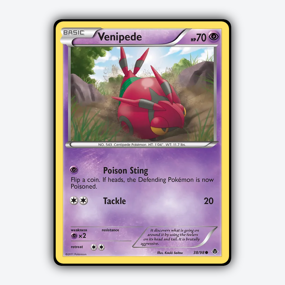 Venipede 038/98 - Emerging Powers Set - Card Rug
