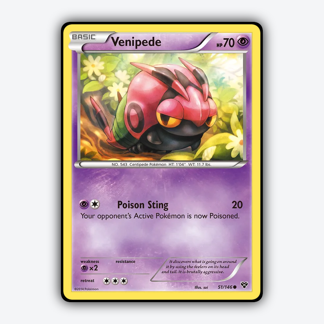 Venipede 051/146 - XY Set - Card Rug