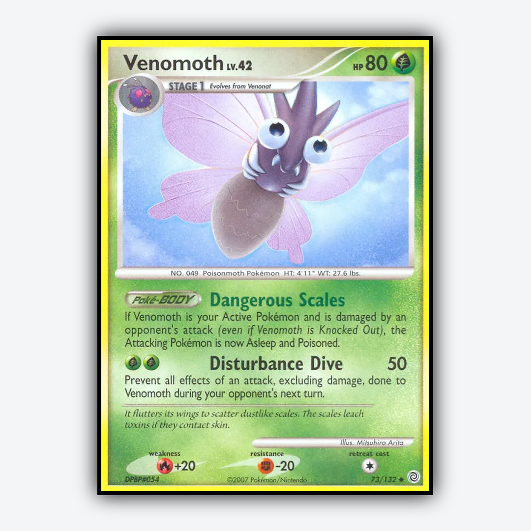 Venomoth 073/132 - Secret Wonders Set - Card Rug