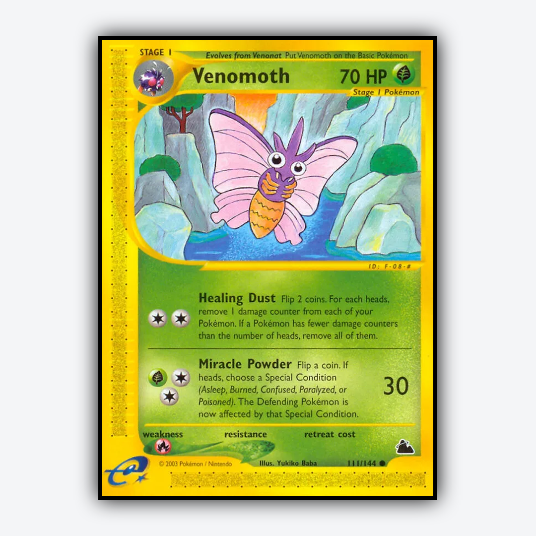 Venomoth 111/144 - Skyridge Set - Card Rug