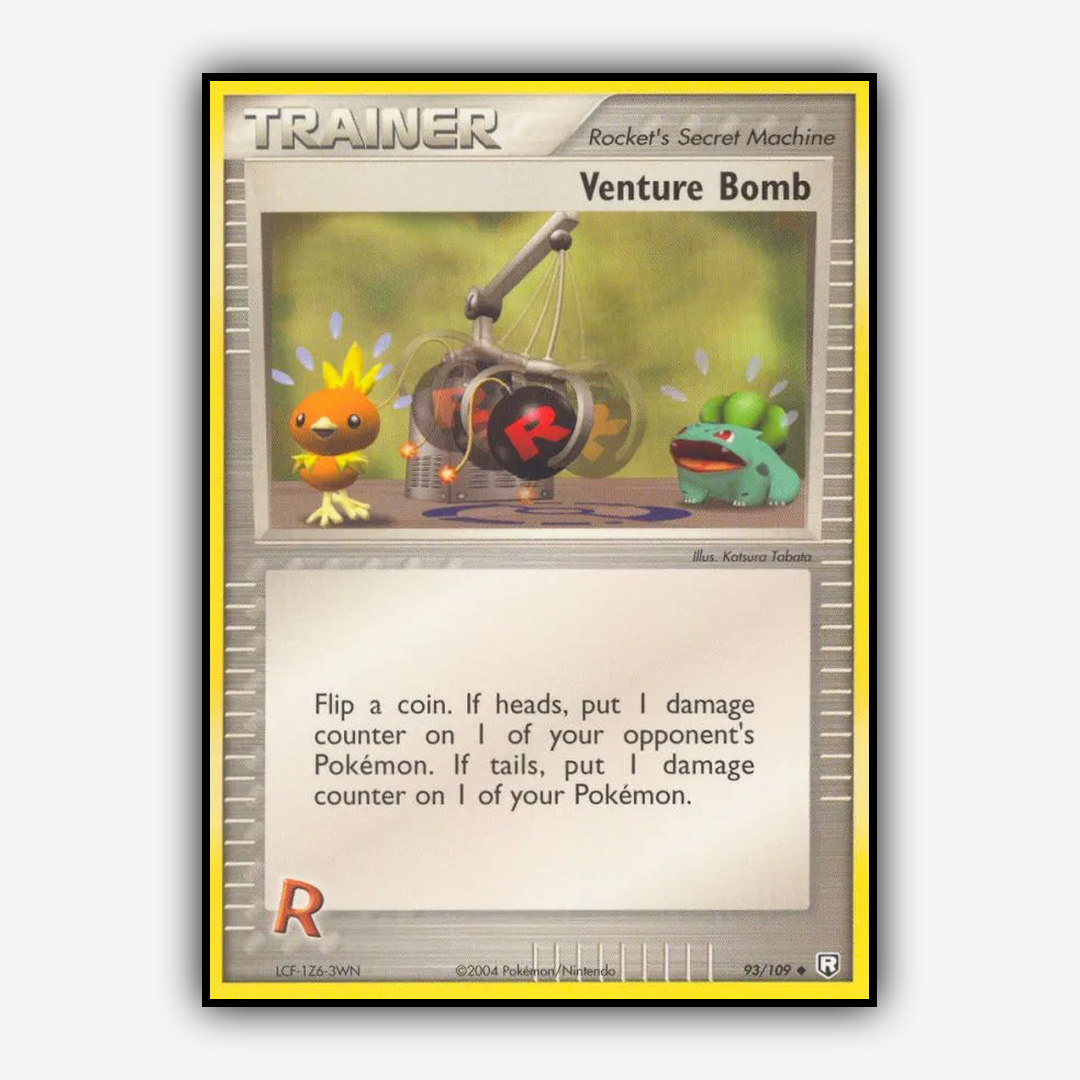 Venture Bomb 093/109 - Team Rocket Returns Set - Card Rug