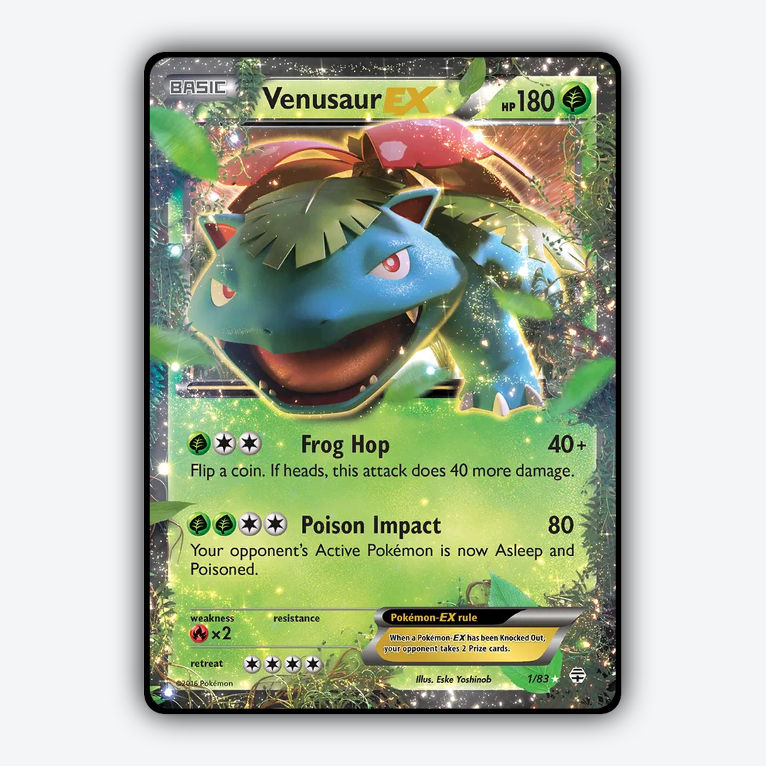 Venusaur-EX 001/83 - Generations Set - Card Rug