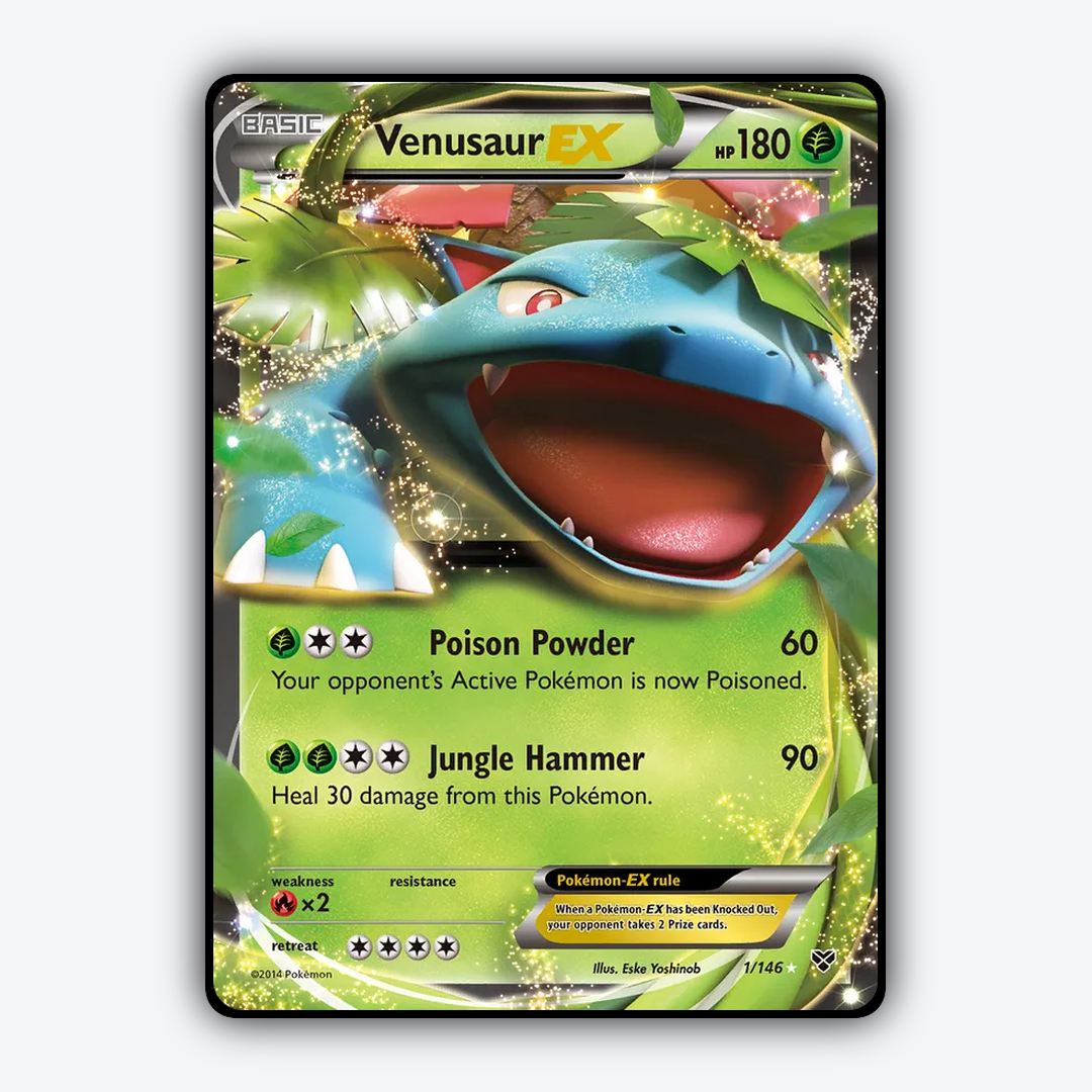 Venusaur-EX 001/146 - XY Set - Card Rug
