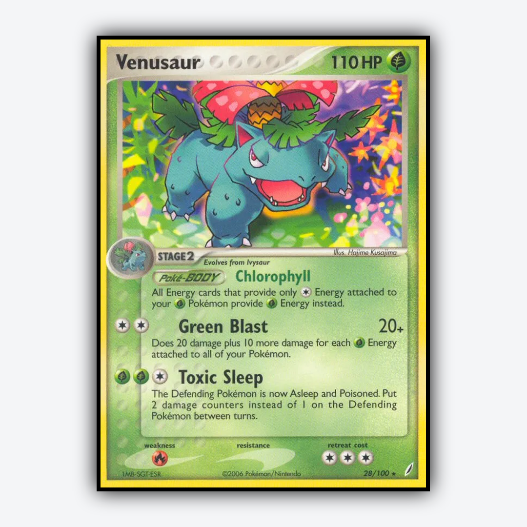 Venusaur 028/100 - Crystal Guardians Set - Card Rug