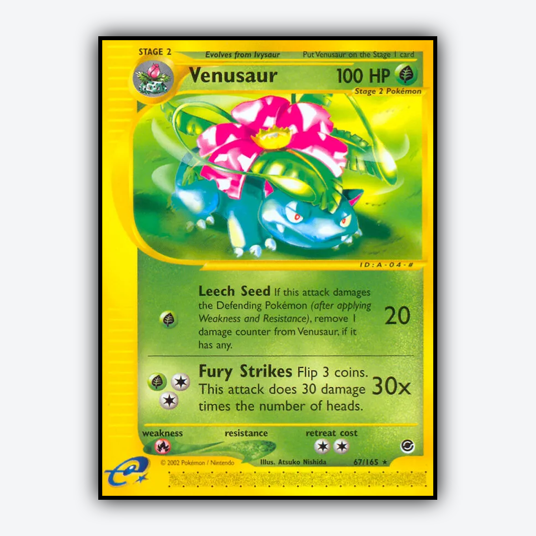 Venusaur 067/165 - Expedition Base Set - Card Rug