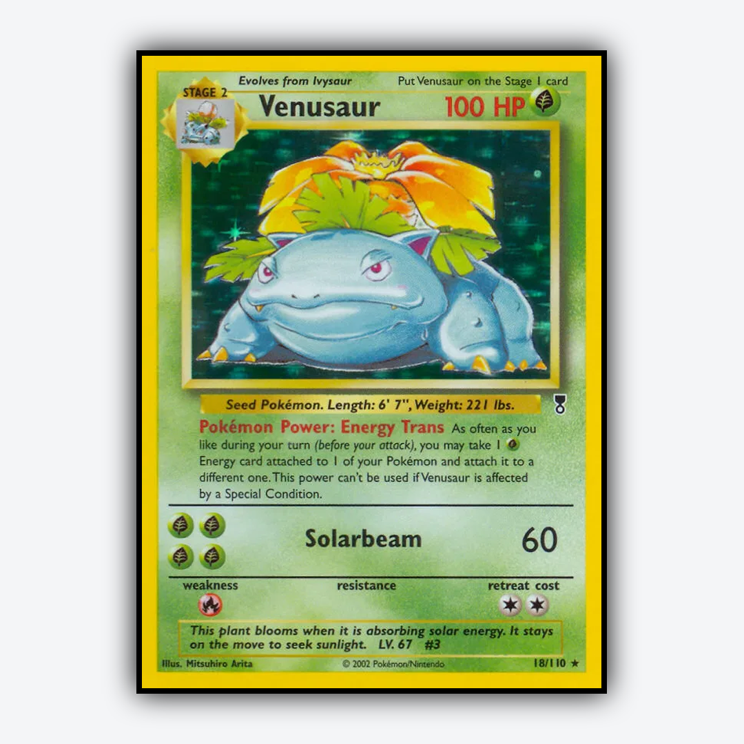 Venusaur 018/110 - Legendary Collection Set - Card Rug