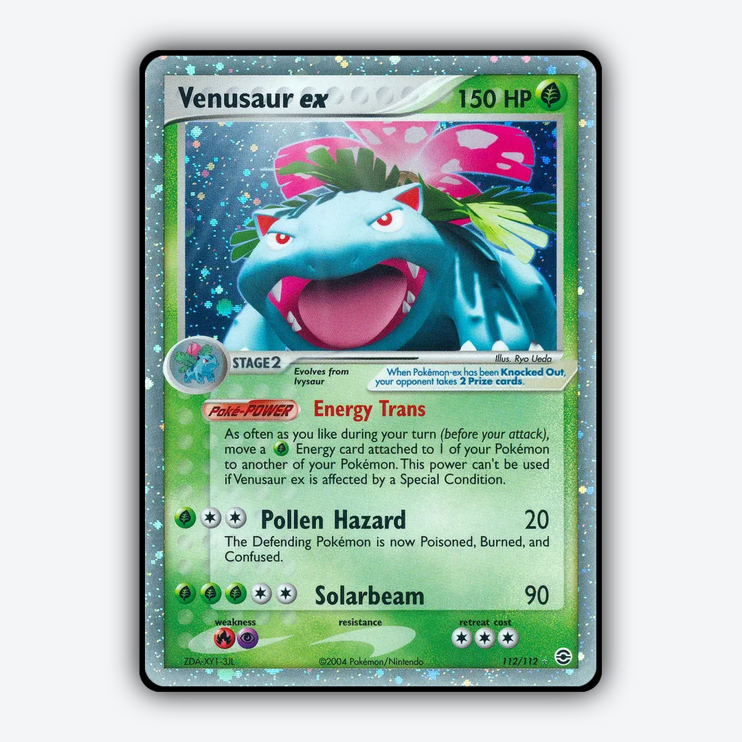 Venusaur ex 112/112 - FireRed & LeafGreen Set - Card Rug