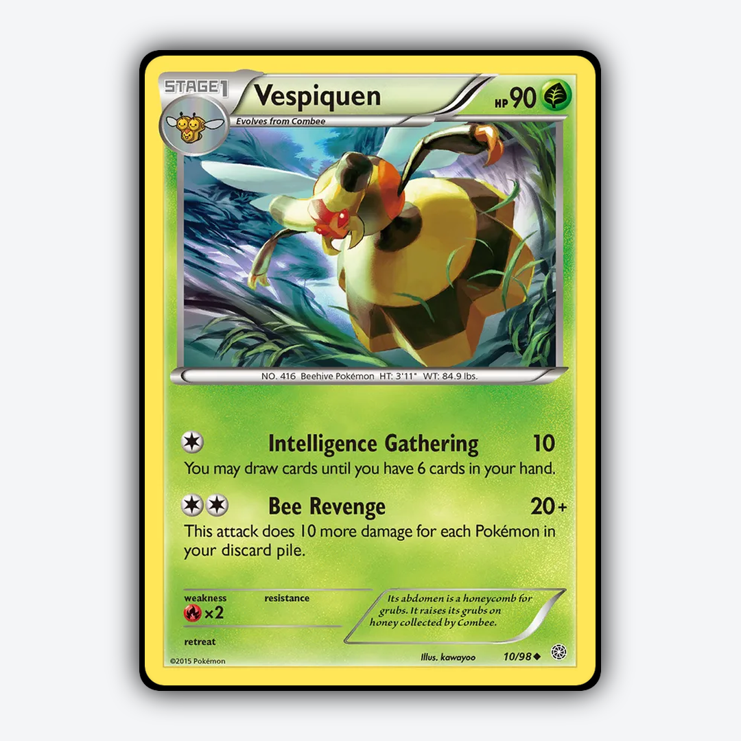 Vespiquen 010/98 - Ancient Origins Set - Card Rug