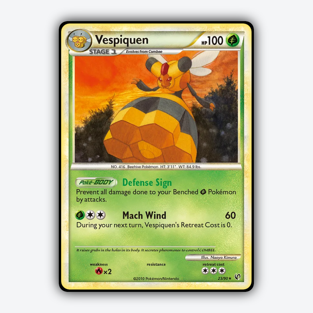 Vespiquen 023/90 - HS—Undaunted Set - Card Rug
