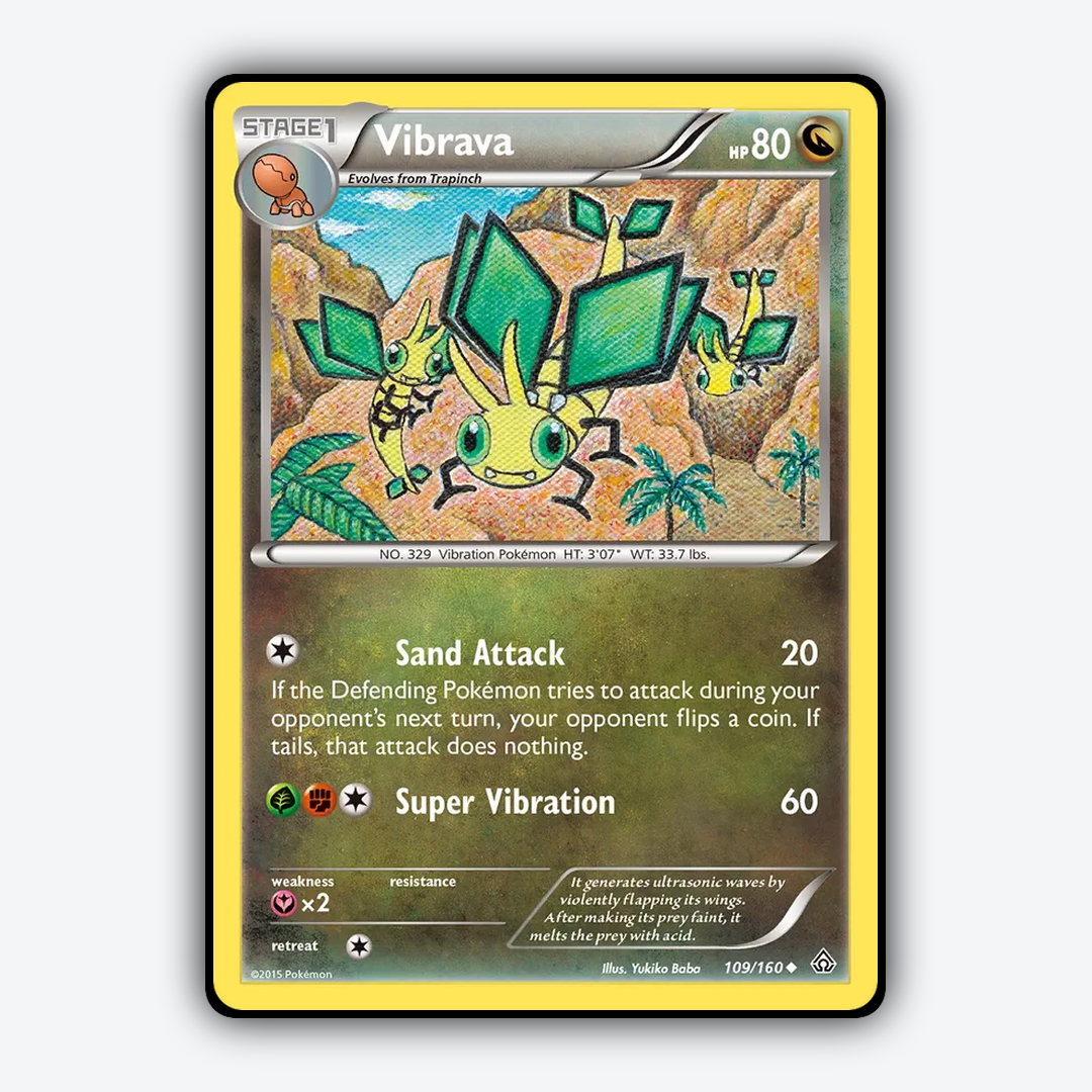 Vibrava 109/160 - Primal Clash Set - Card Rug