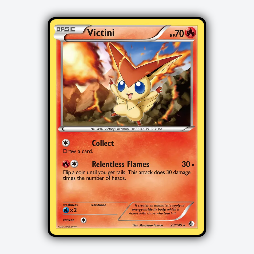 Victini 023/149 - Boundaries Crossed Set - Card Rug