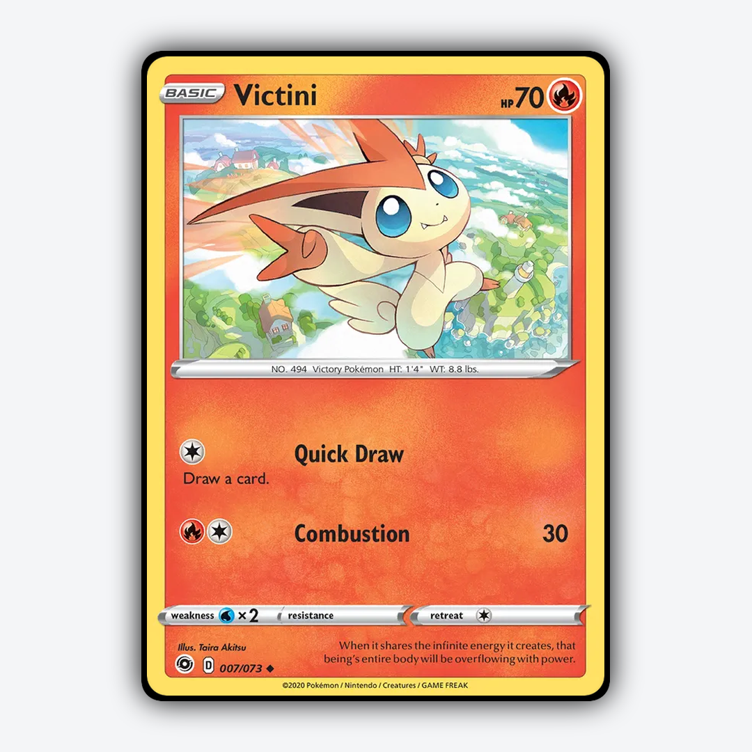 Victini 007/73 - Champion's Path Set - Card Rug