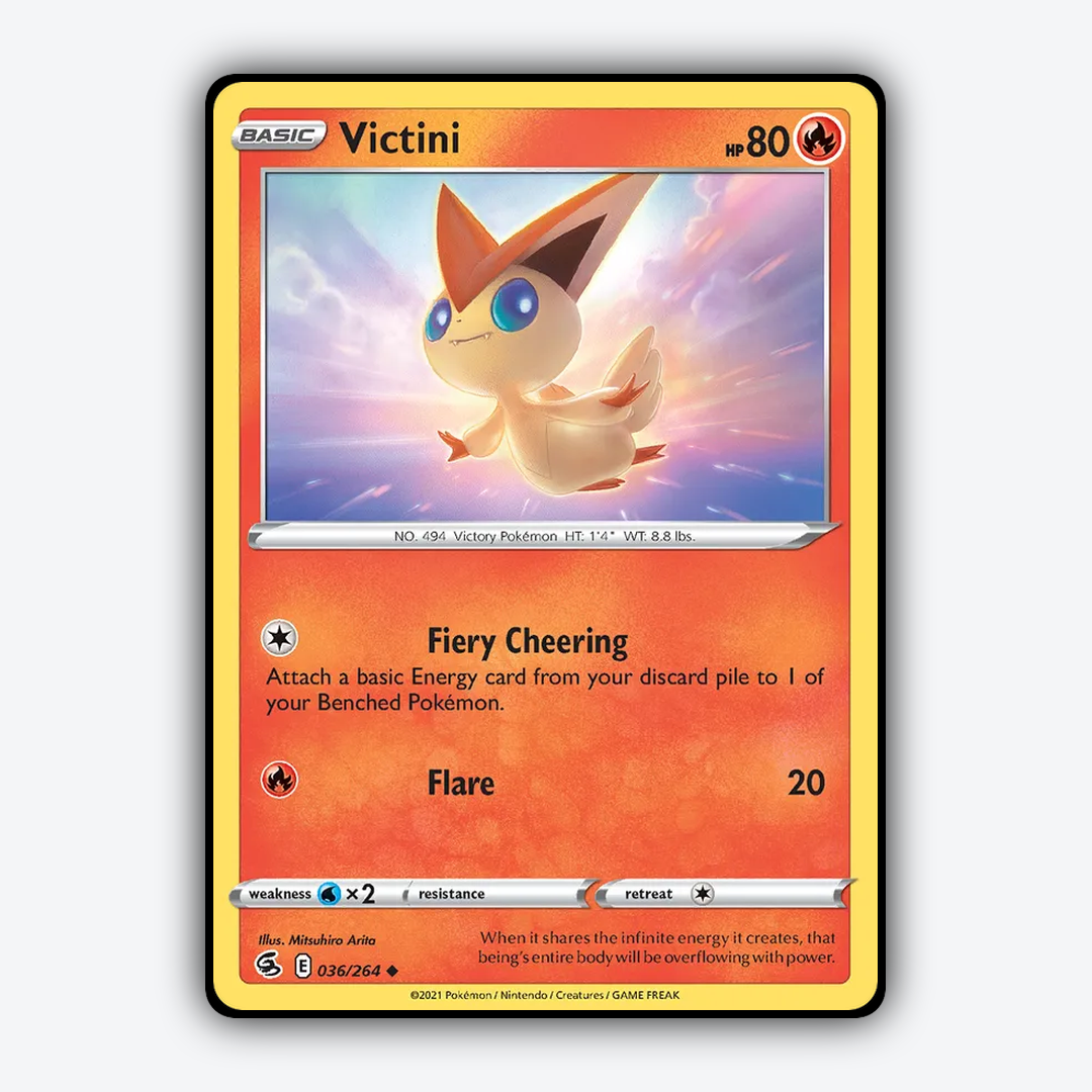 Victini 036/264 - Fusion Strike Set - Card Rug