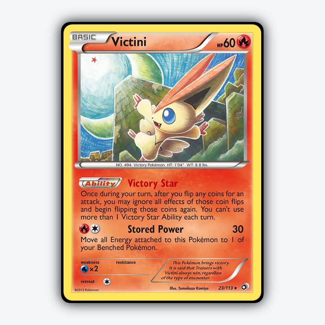 Victini 023/113 - Legendary Treasures Set - Card Rug