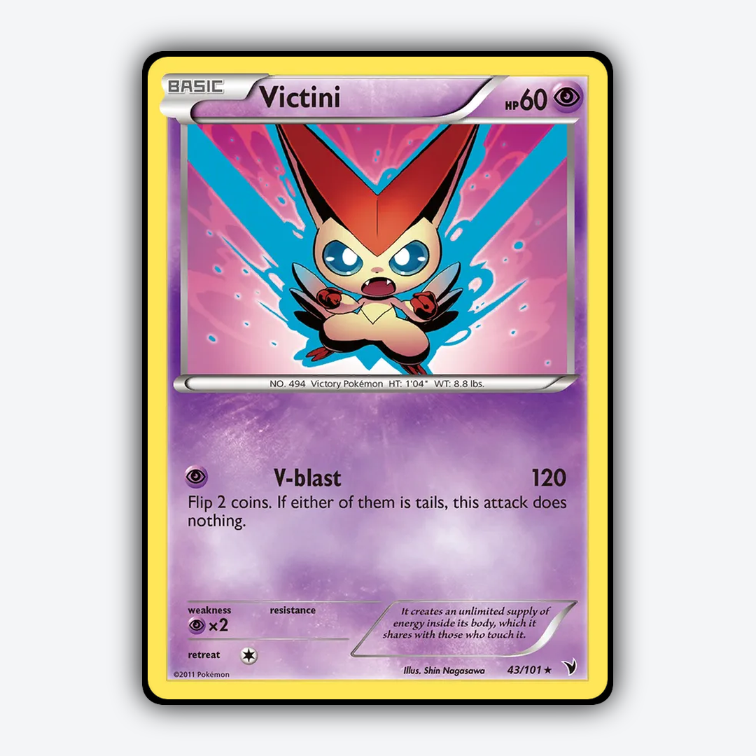 Victini 043/101 - Noble Victories Set - Card Rug