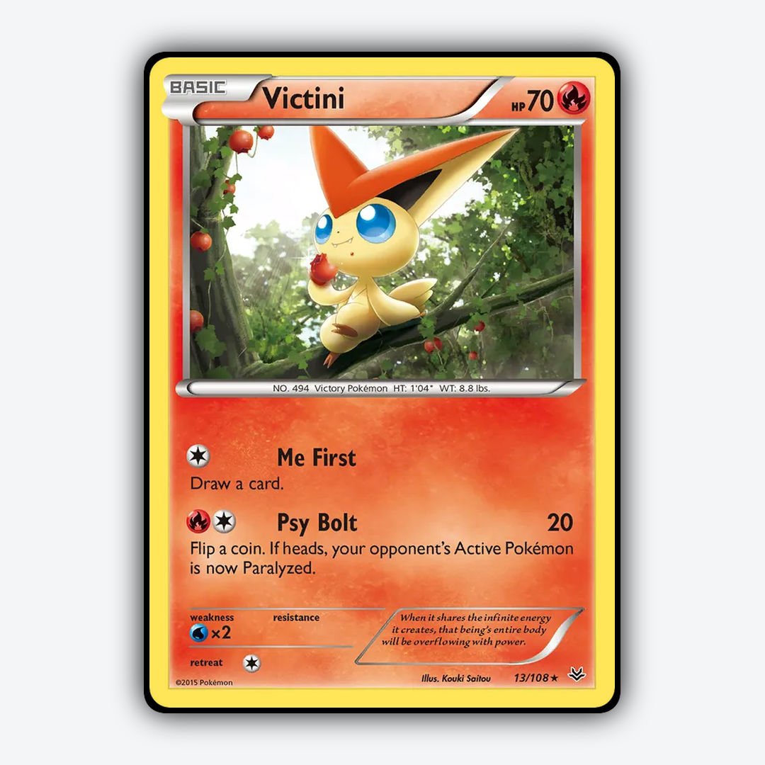Victini 013/108 - Roaring Skies Set - Card Rug