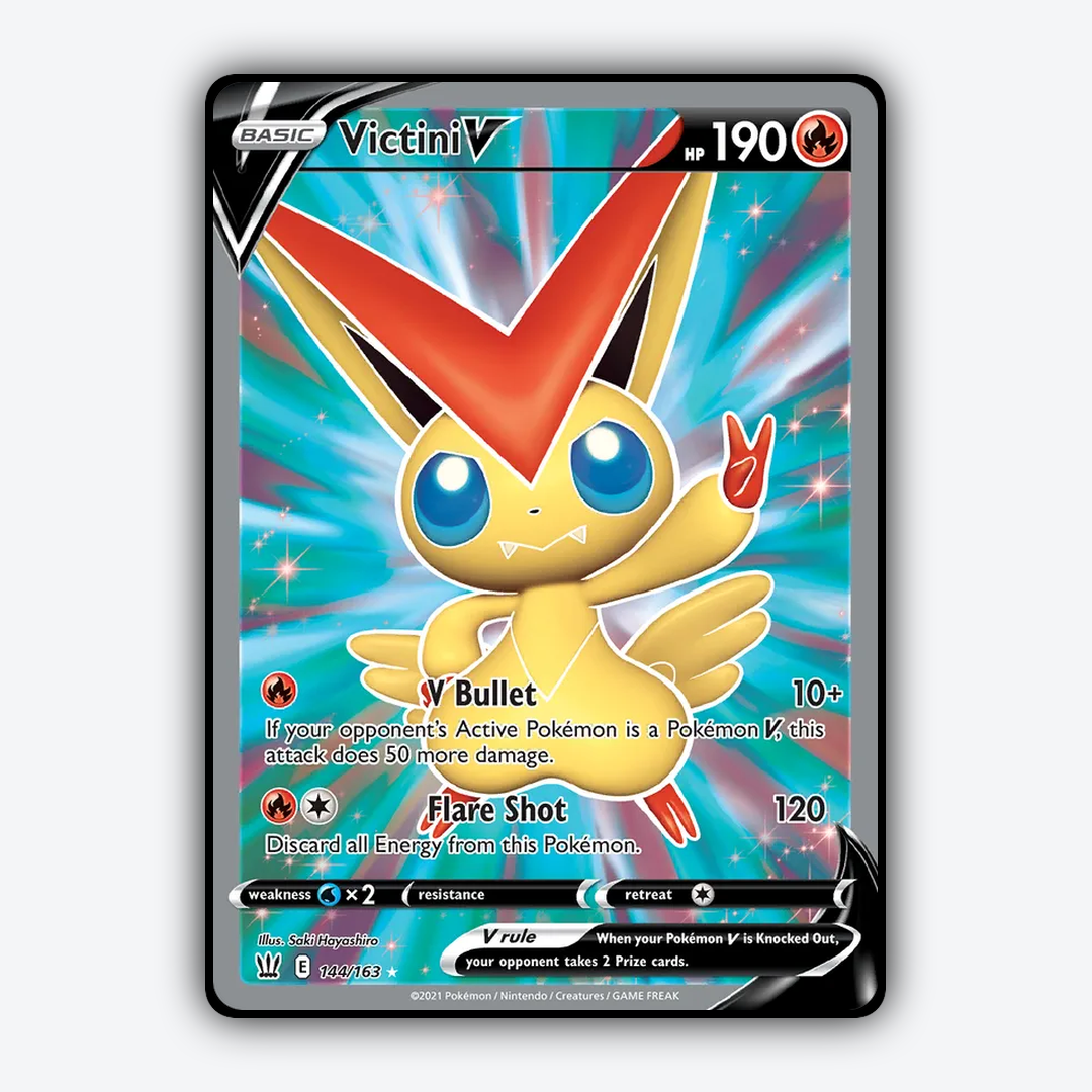 Victini V 144/163 - Battle Styles Set - Card Rug