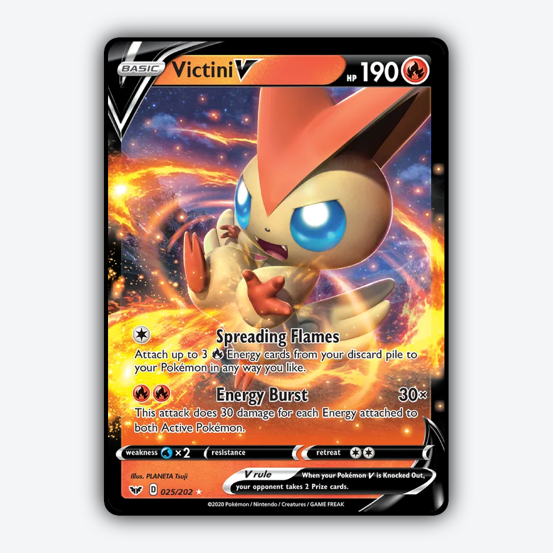 Victini V 025/202 - Sword & Shield Set - Card Rug