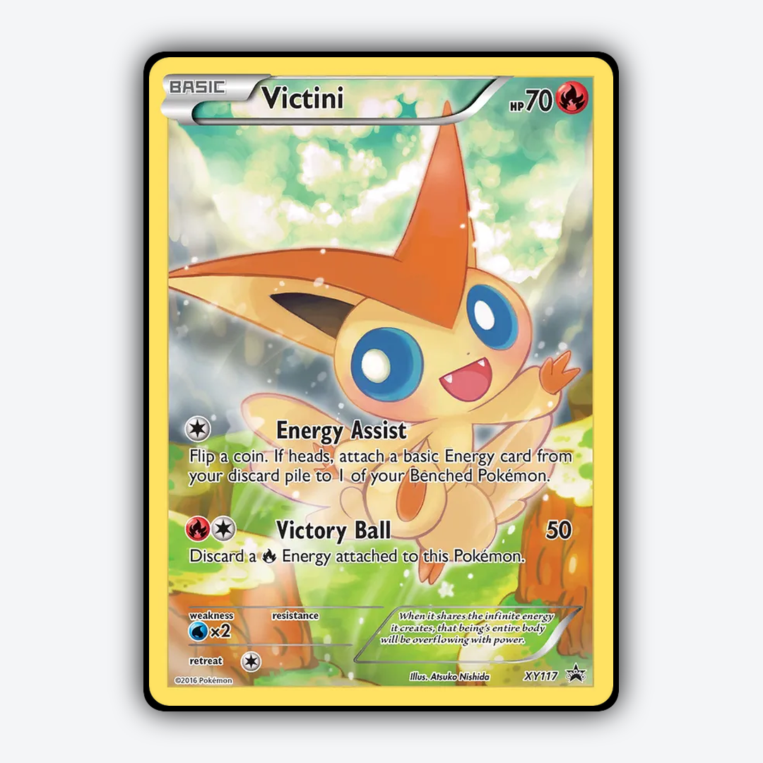 Victini #117 - XY Black Star Promos Set - Card Rug