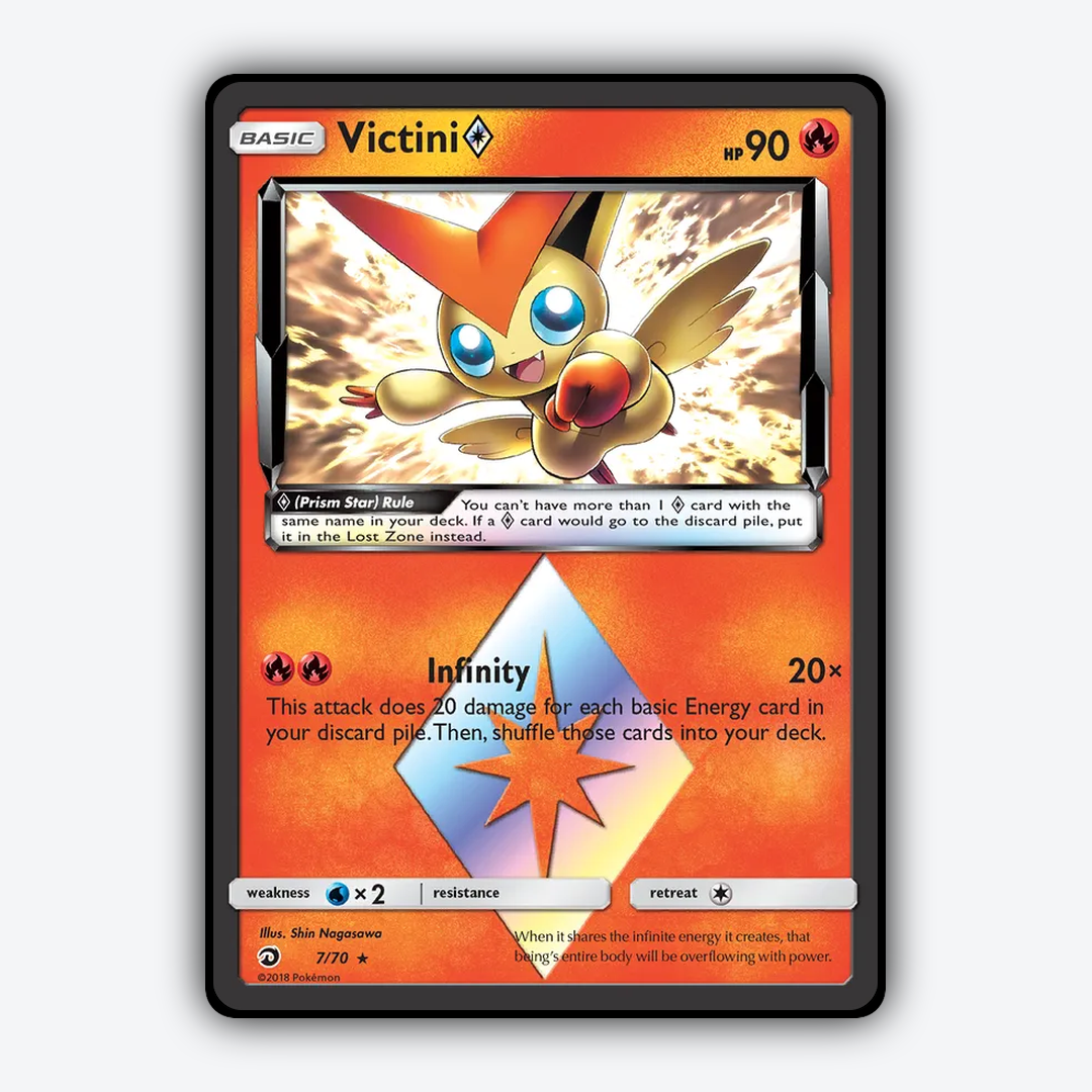 Victini ◇ 007/70 - Dragon Majesty Set - Card Rug