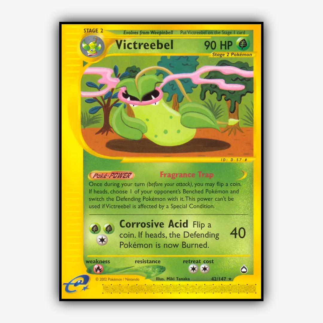 Victreebel 042/147 - Aquapolis Set - Card Rug