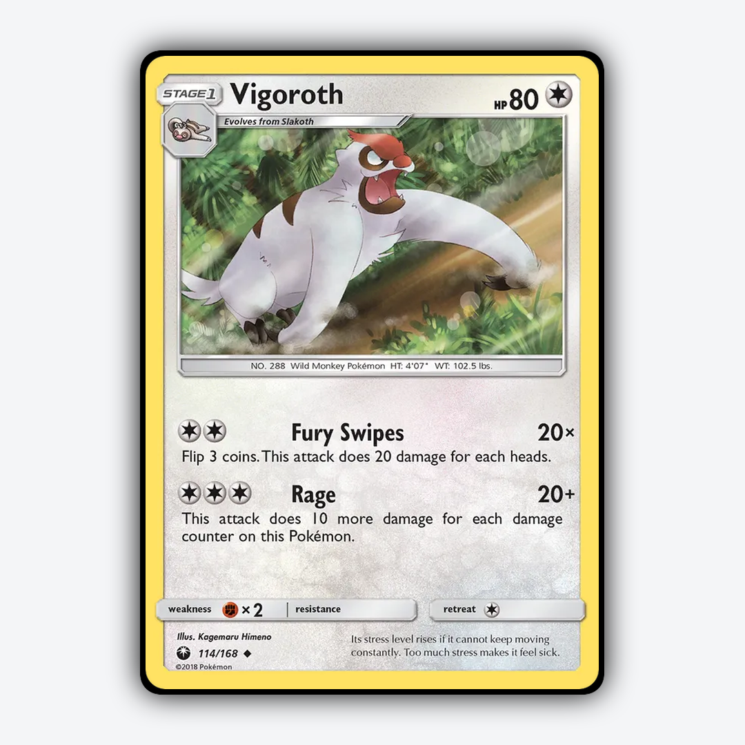 Vigoroth 114/168 - Celestial Storm Set - Card Rug