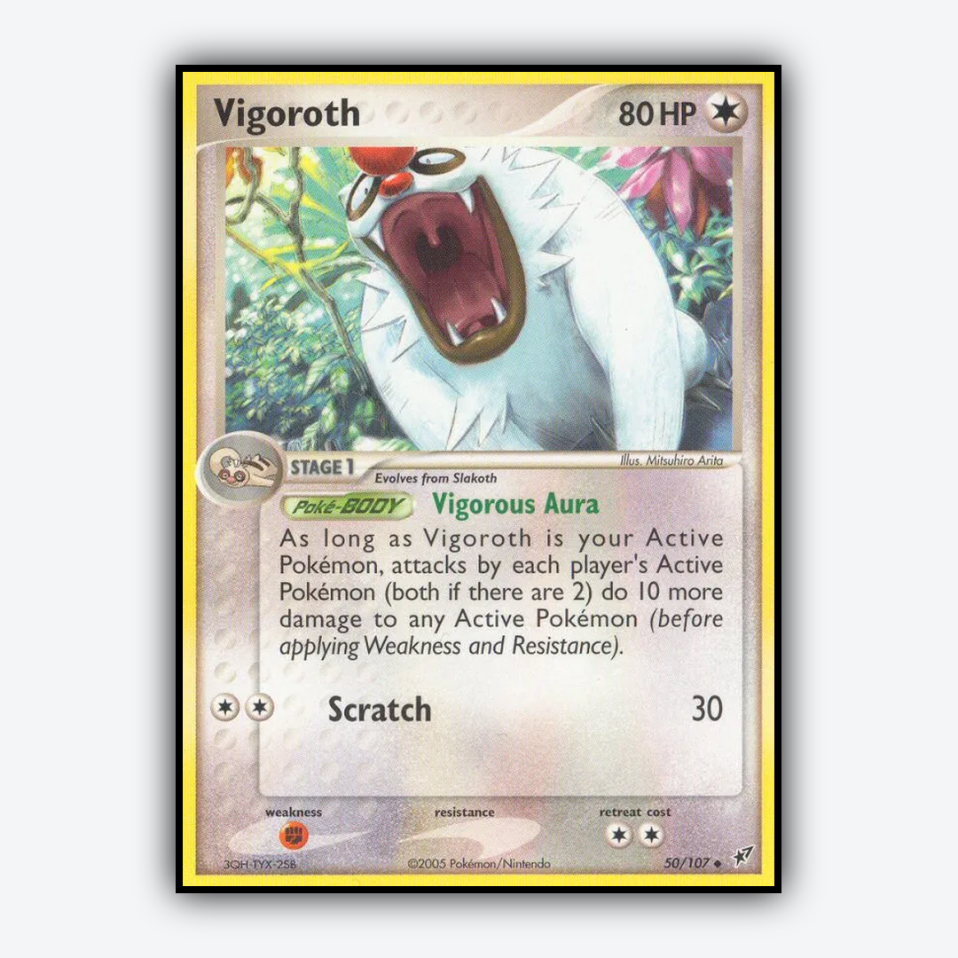 Vigoroth 050/107 - Deoxys Set - Card Rug