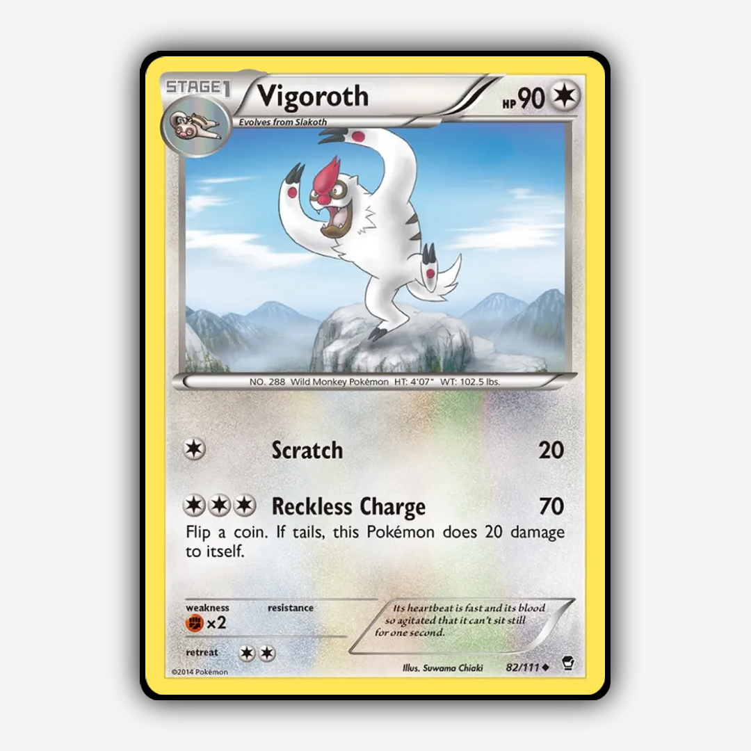 Vigoroth 082/111 - Furious Fists Set - Card Rug