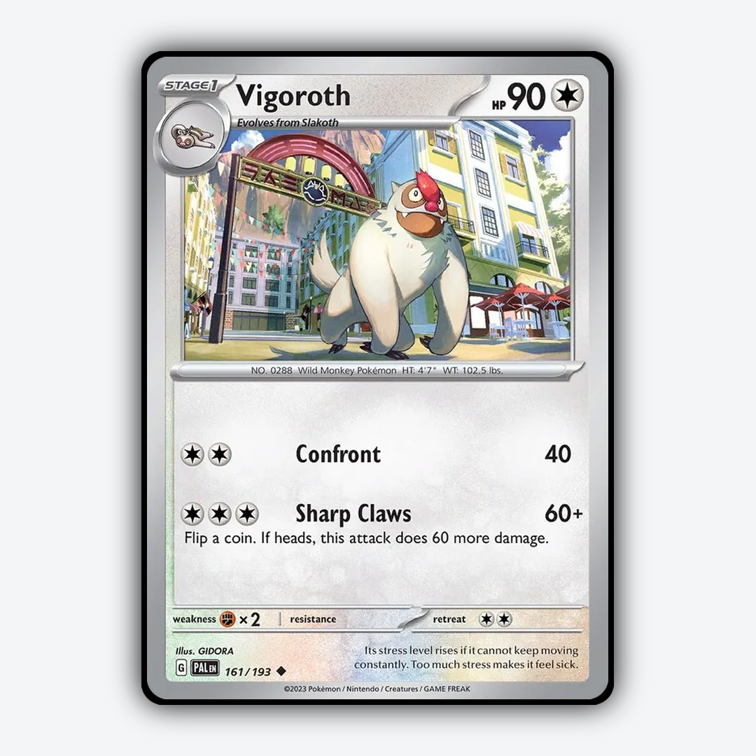Vigoroth 161/193 - Paldea Evolved Set - Card Rug