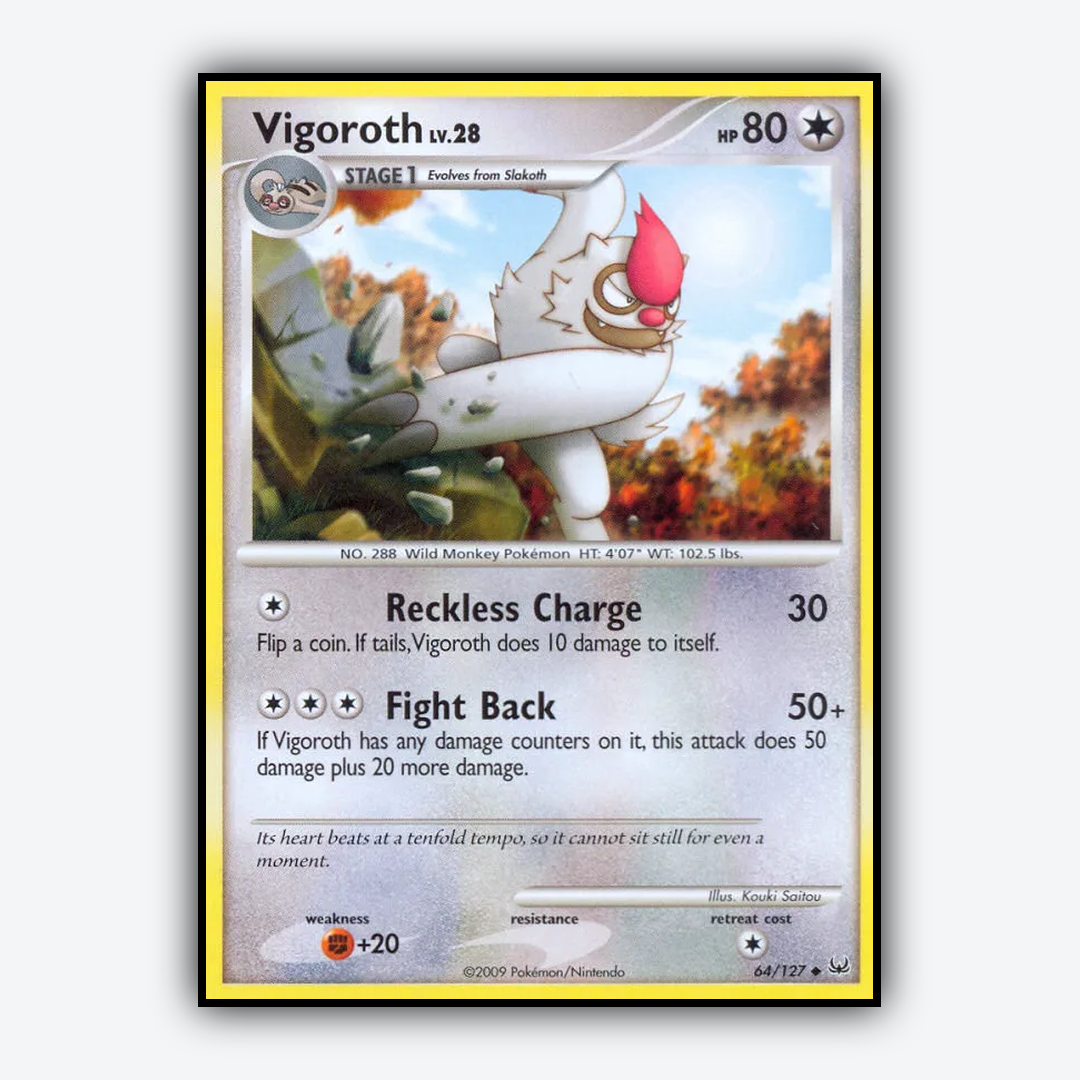 Vigoroth 064/127 - Platinum Set - Card Rug