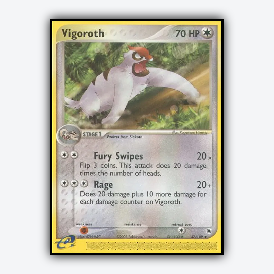 Vigoroth 047/109 - Ruby & Sapphire Set - Card Rug