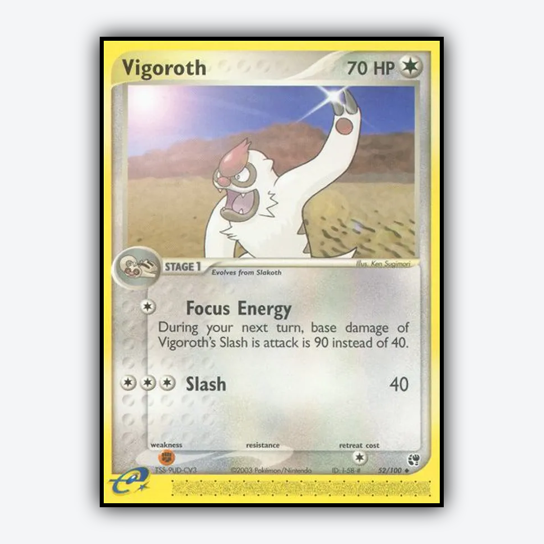 Vigoroth 052/100 - Sandstorm Set - Card Rug