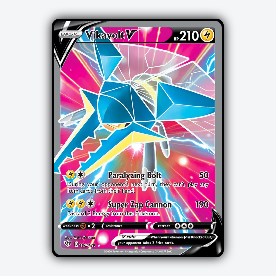 Vikavolt V 180/189 - Darkness Ablaze Set - Card Rug
