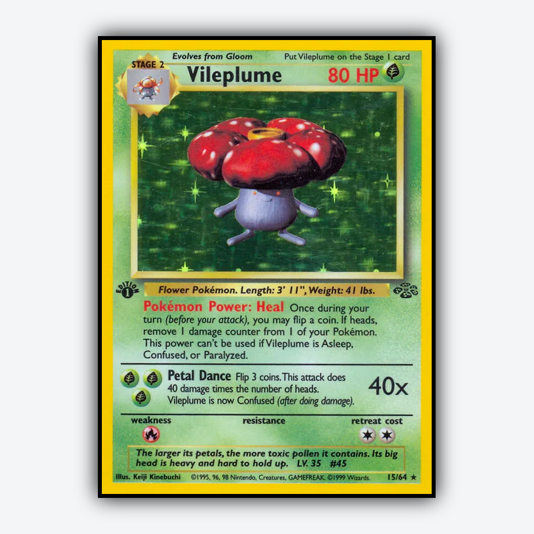 Vileplume 015/64 - Jungle Set - Card Rug