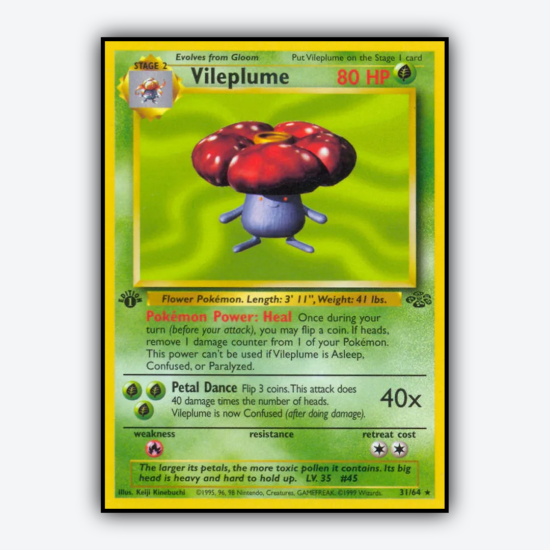 Vileplume 031/64 - Jungle Set - Card Rug