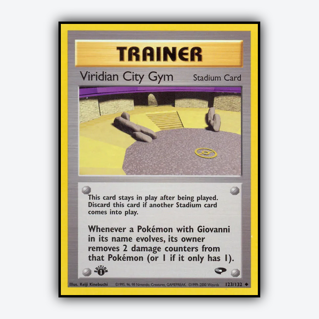 Viridian City Gym 123/132 - Gym Challenge Set - Card Rug