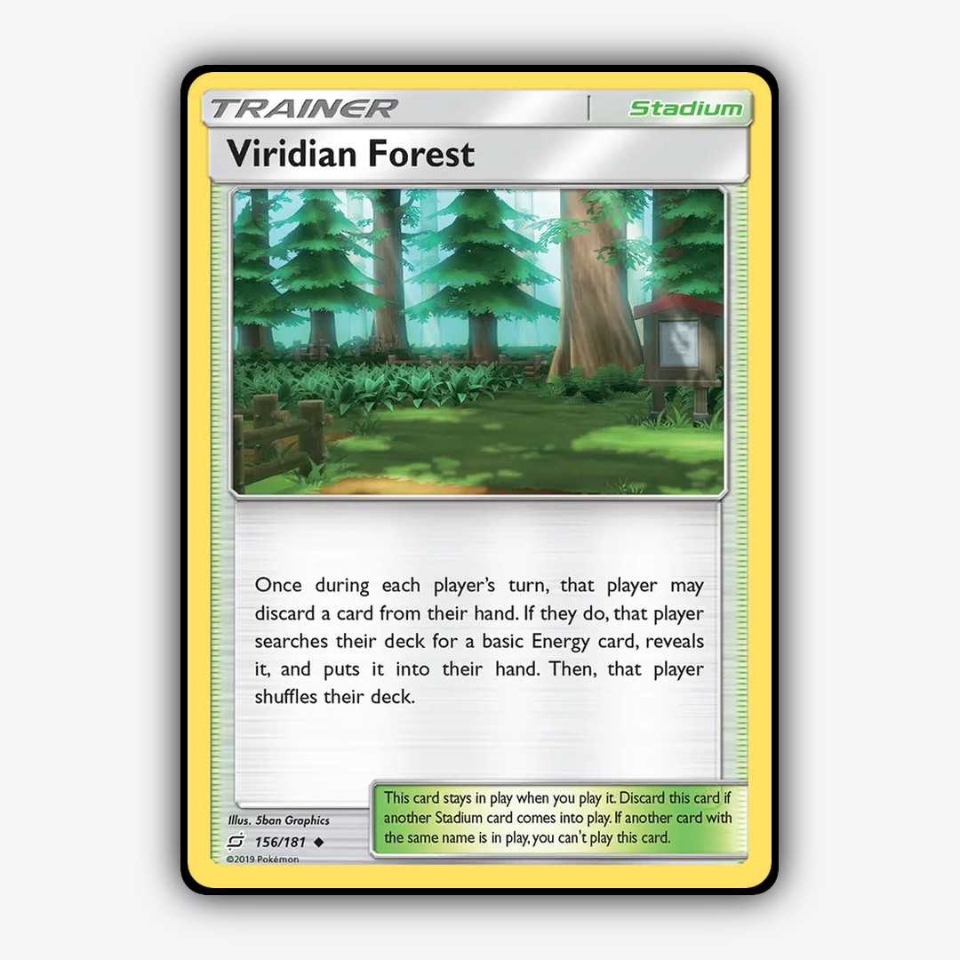 Viridian Forest 156/181 - Team Up Set - Card Rug