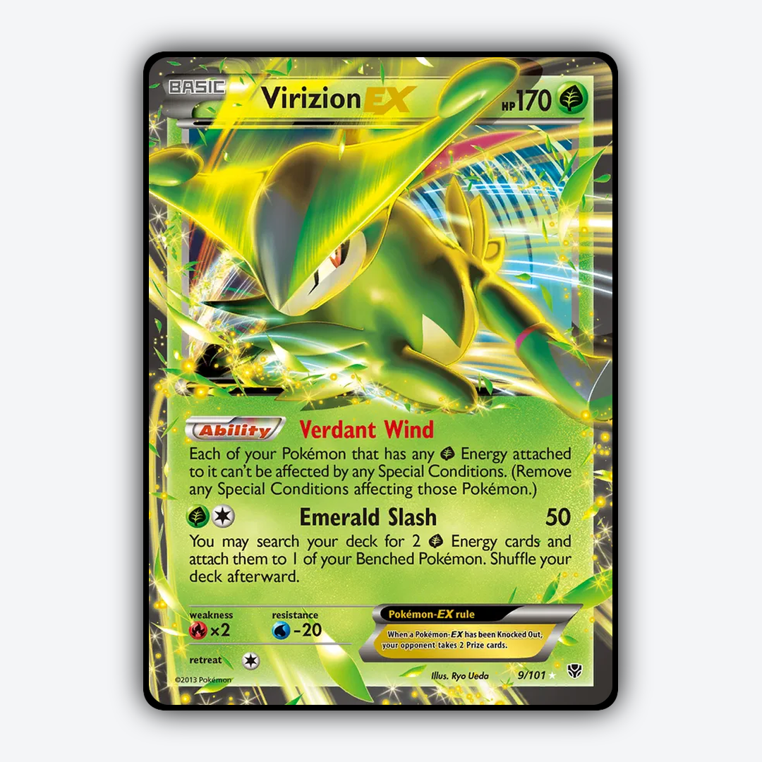 Virizion-EX 009/101 - Plasma Blast Set - Card Rug