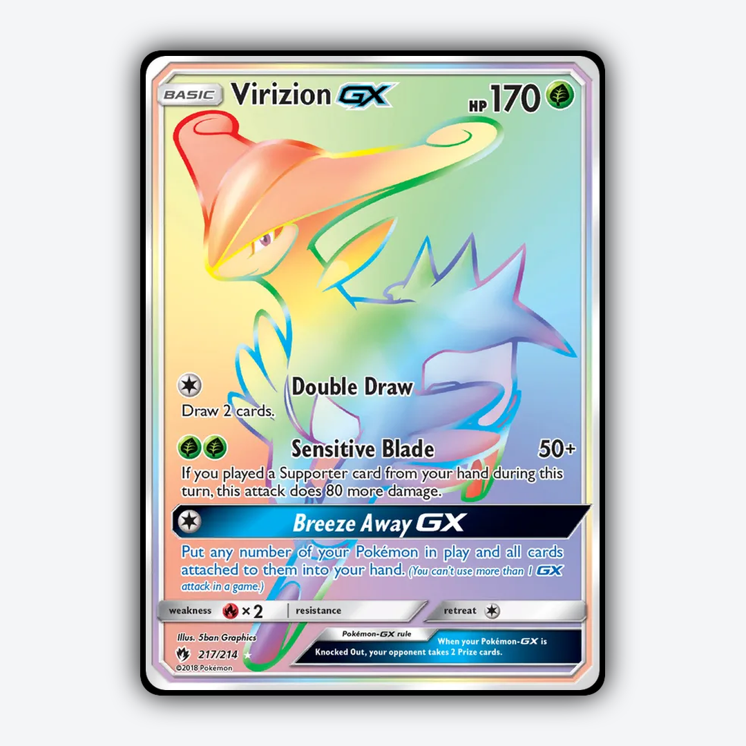 Virizion-GX 217/214 - Lost Thunder Set - Card Rug