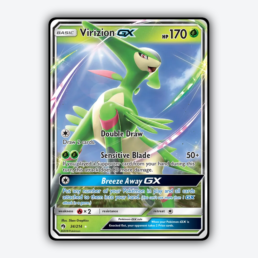 Virizion-GX 034/214 - Lost Thunder Set - Card Rug