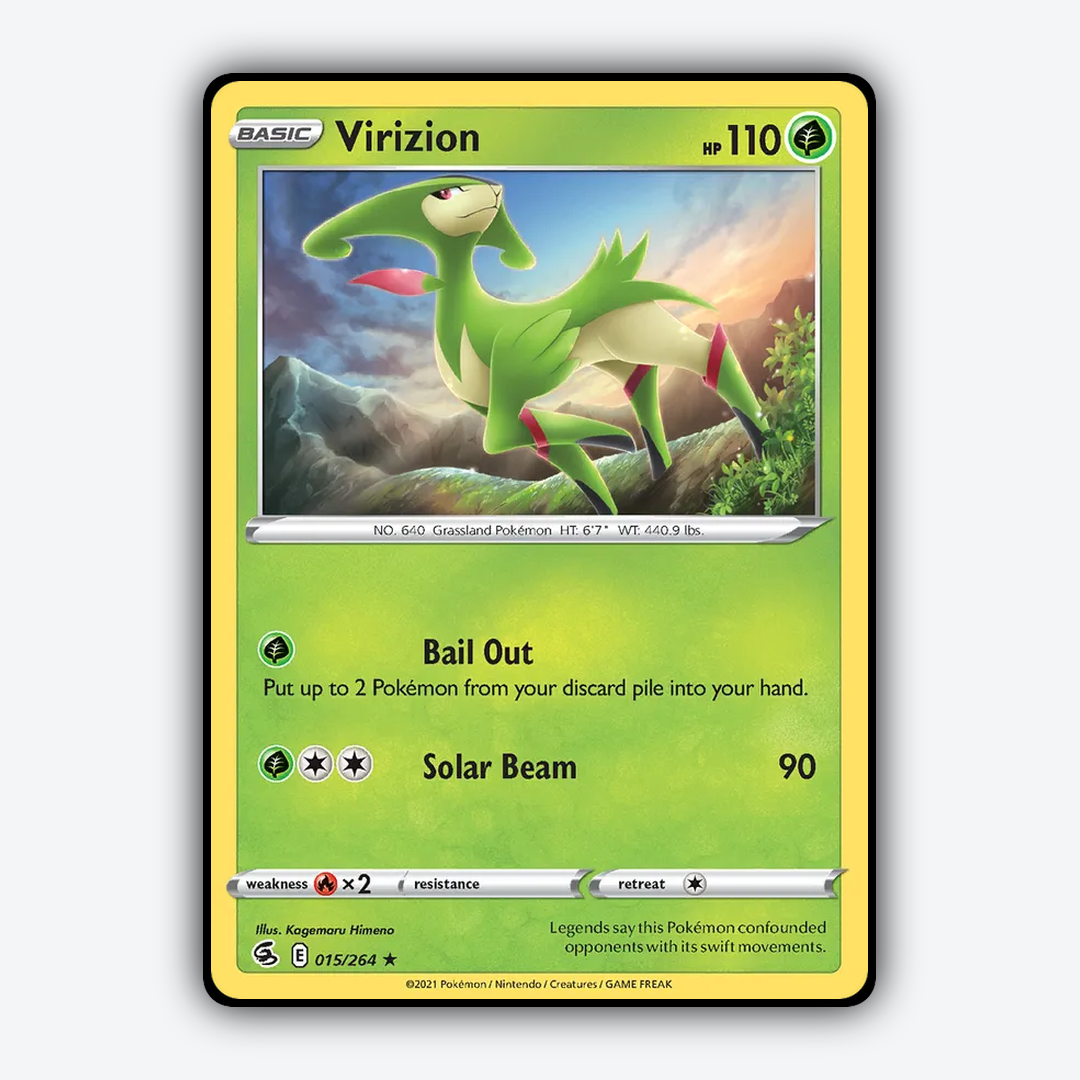 Virizion 015/264 - Fusion Strike Set - Card Rug