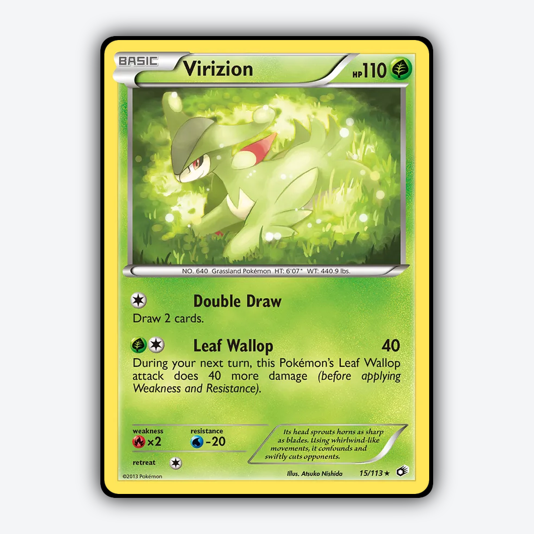 Virizion 015/113 - Legendary Treasures Set - Card Rug