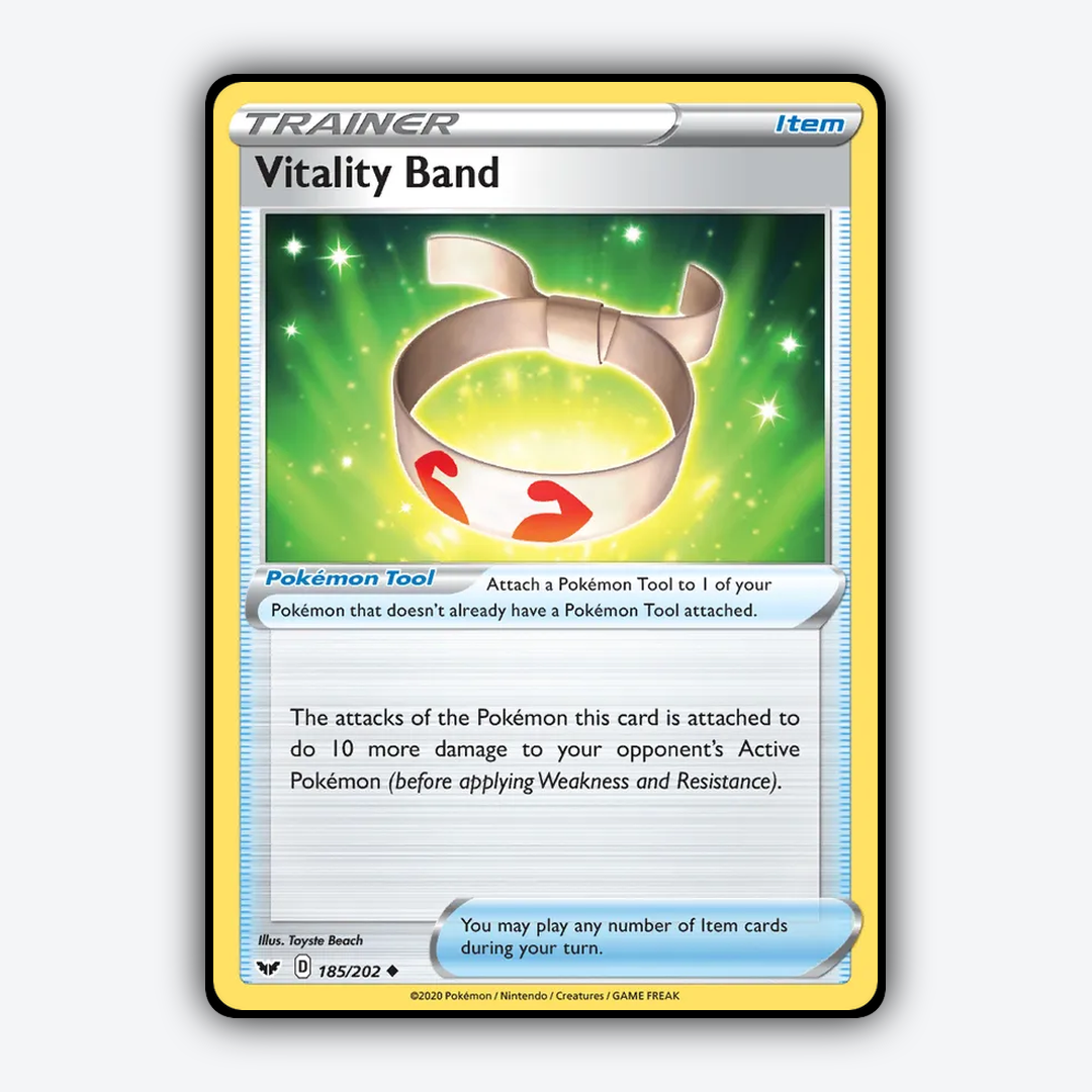 Vitality Band 185/202 - Sword & Shield Set - Card Rug