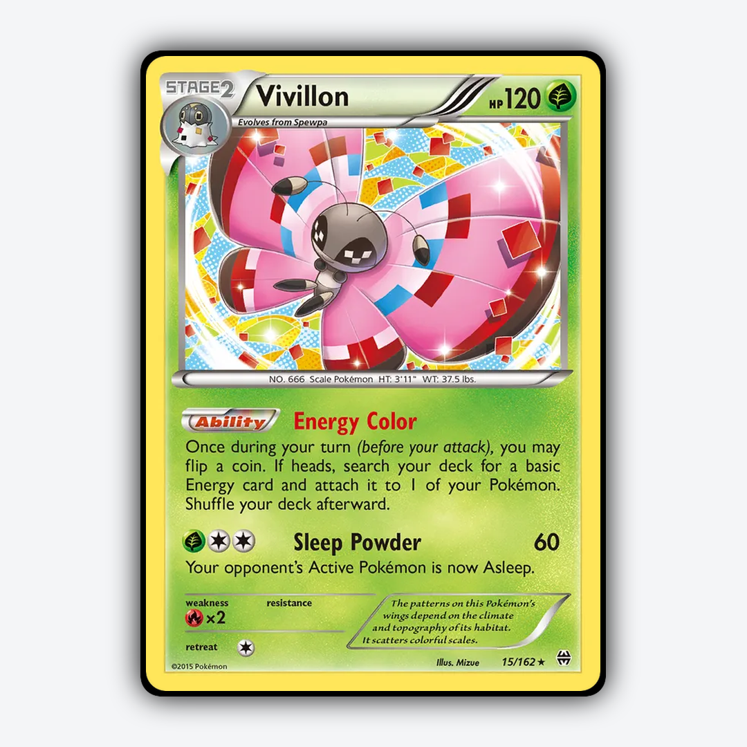 Vivillon 015/162 - BREAKthrough Set - Card Rug