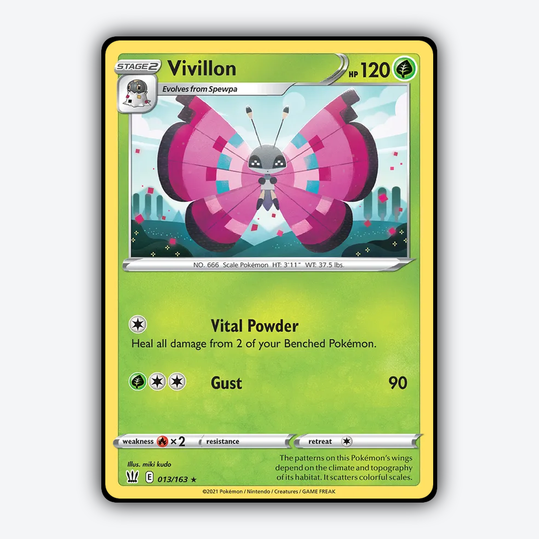 Vivillon 013/163 - Battle Styles Set - Card Rug