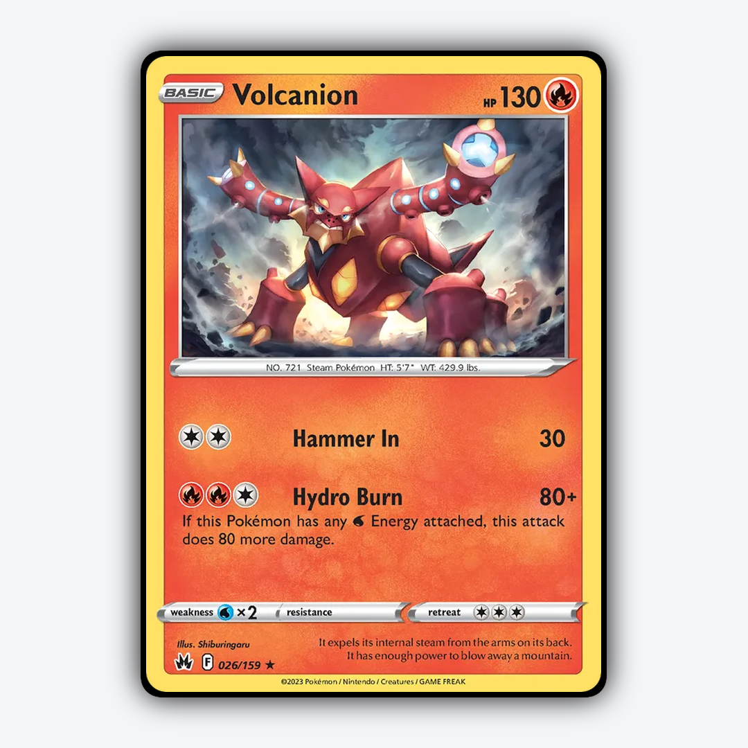 Volcanion 026/159 - Crown Zenith Set - Card Rug