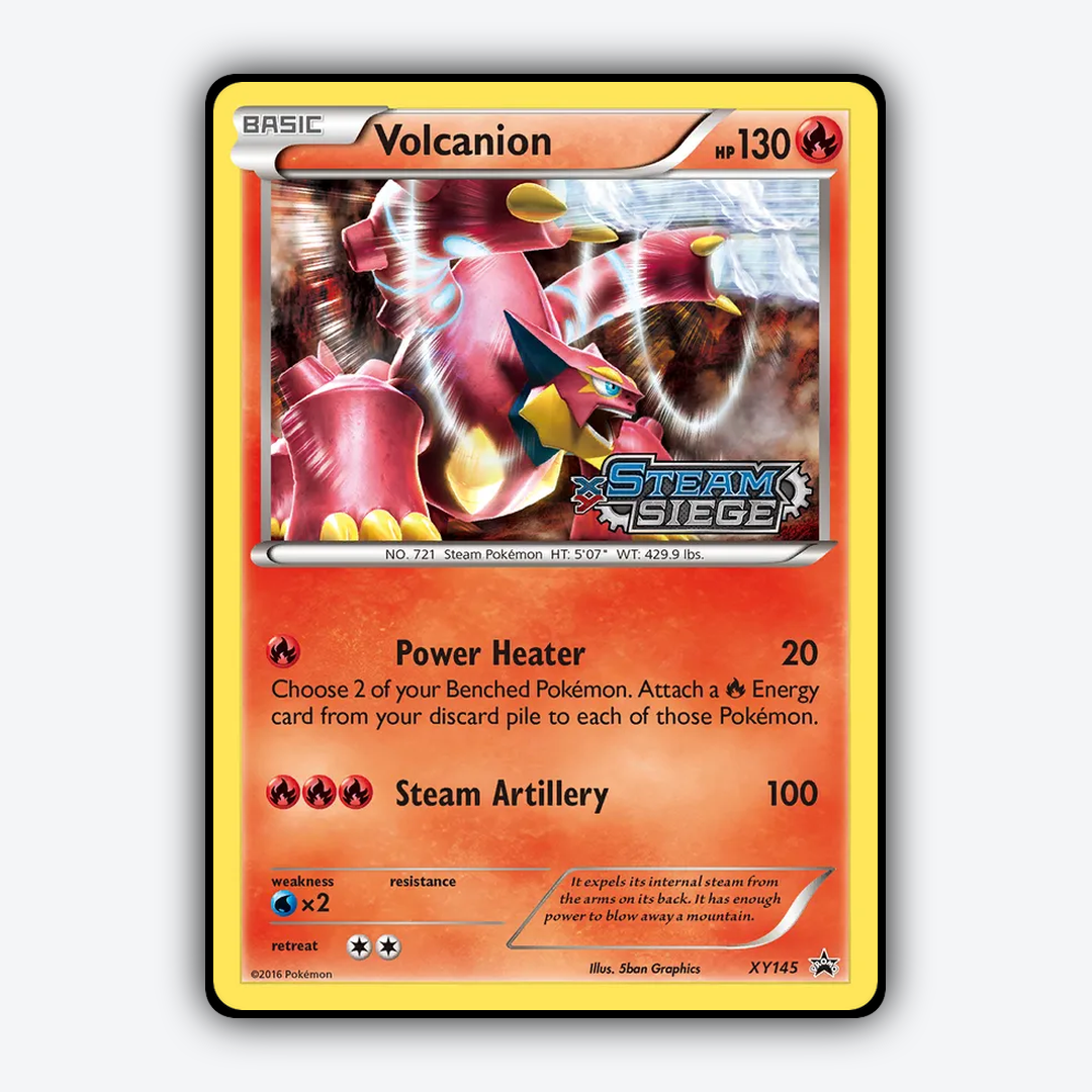 Volcanion #145 - XY Black Star Promos Set - Card Rug
