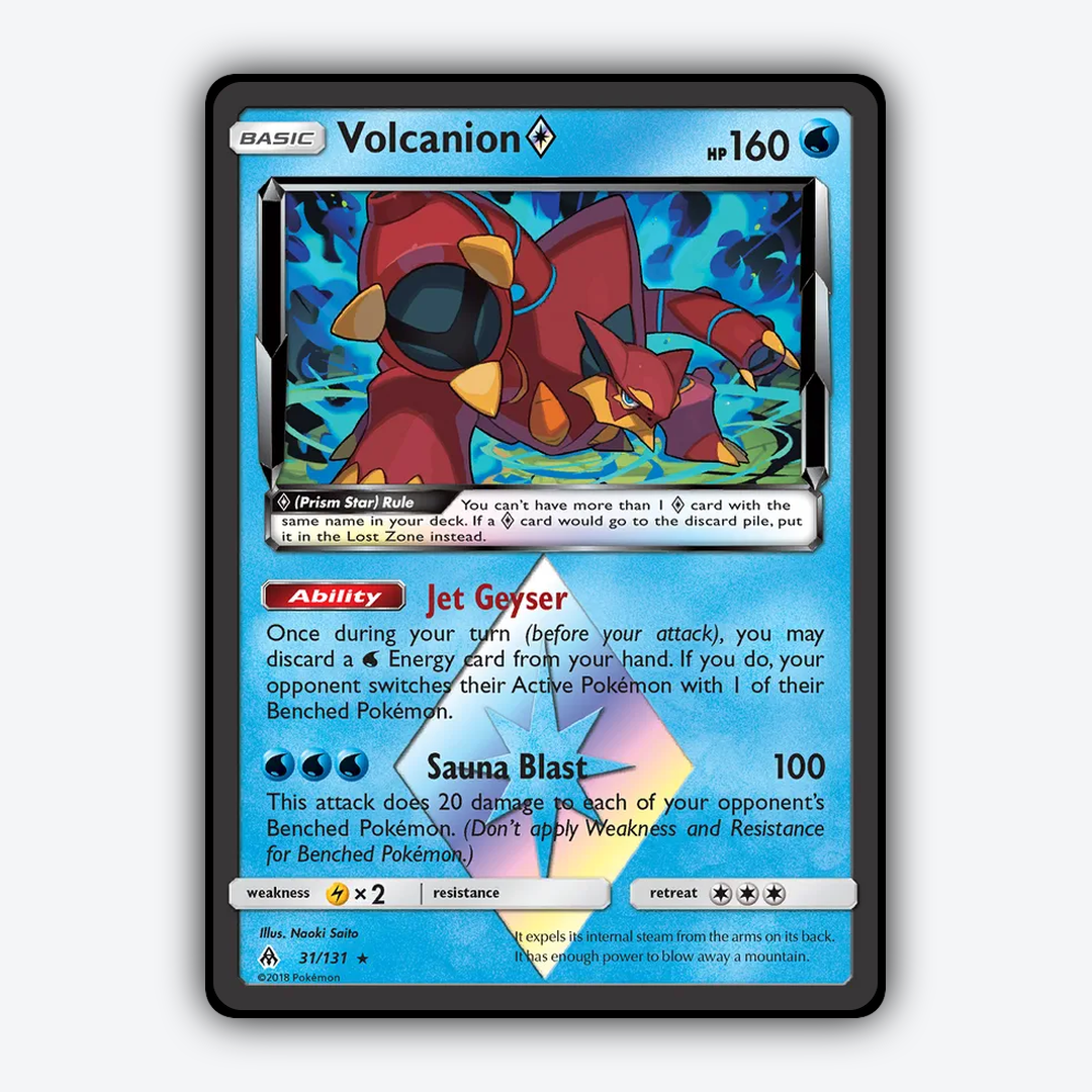 Volcanion ◇ 031/131 - Forbidden Light Set - Card Rug