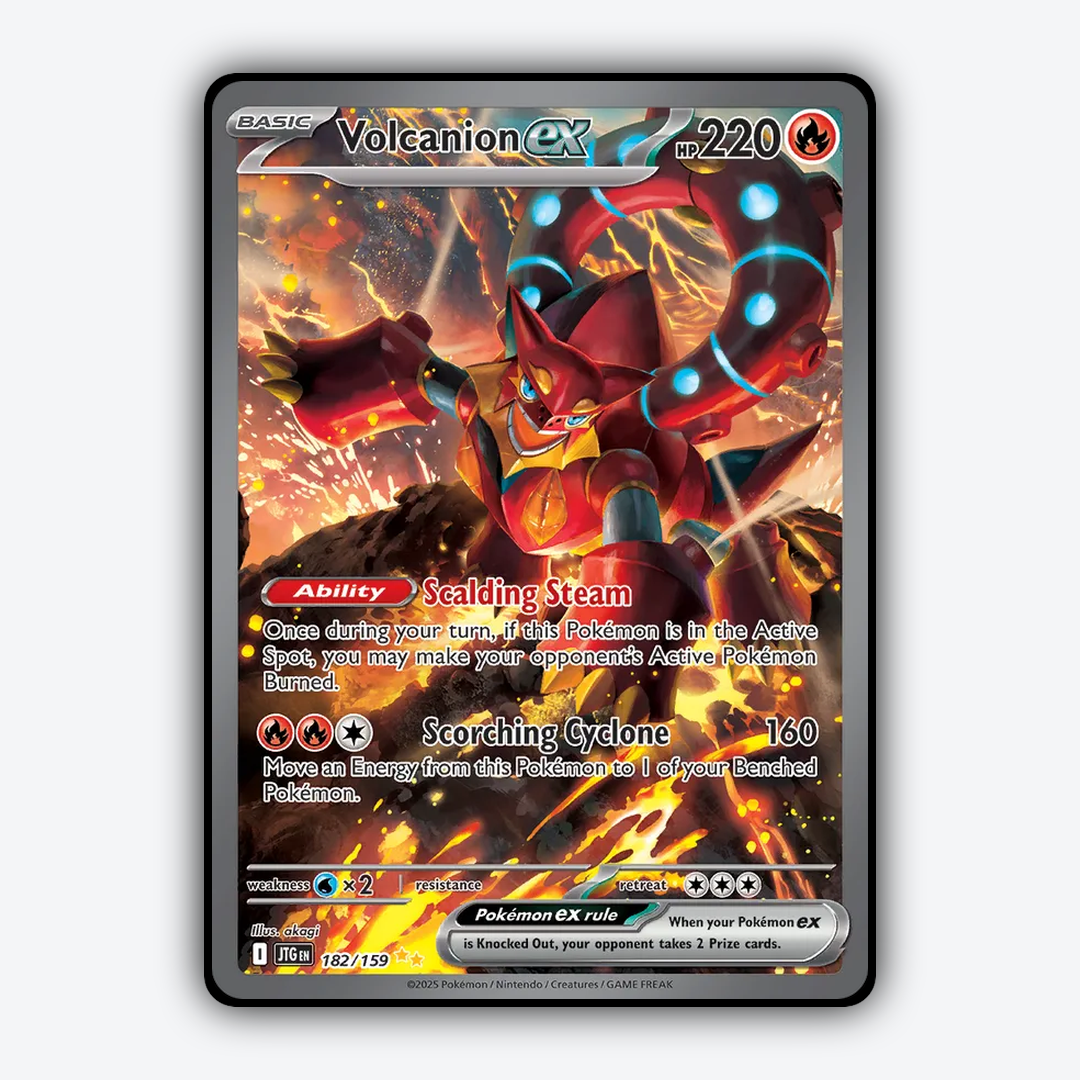 Volcanion ex #182 - Journey Together Set - Card Rug
