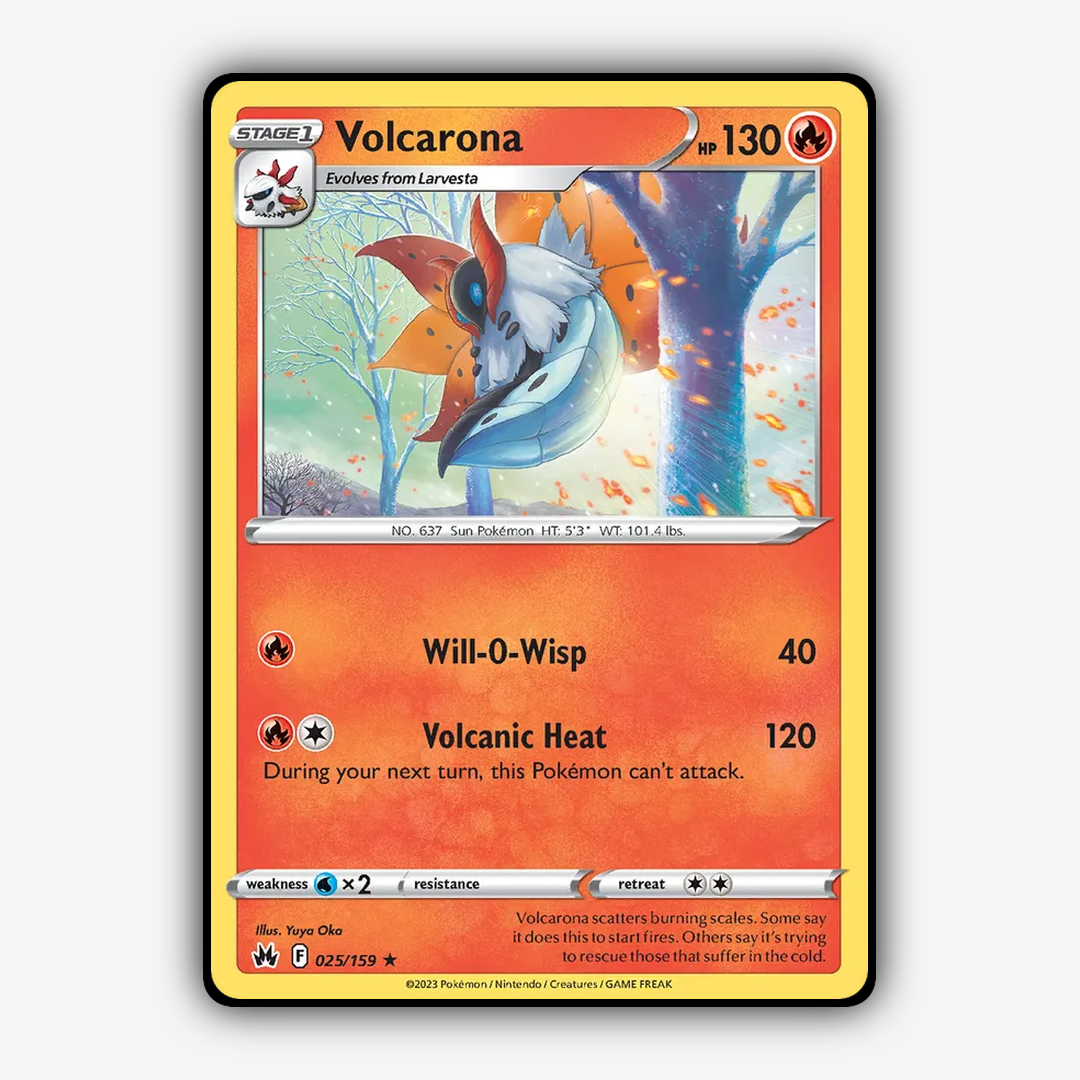 Volcarona 025/159 - Crown Zenith Set - Card Rug